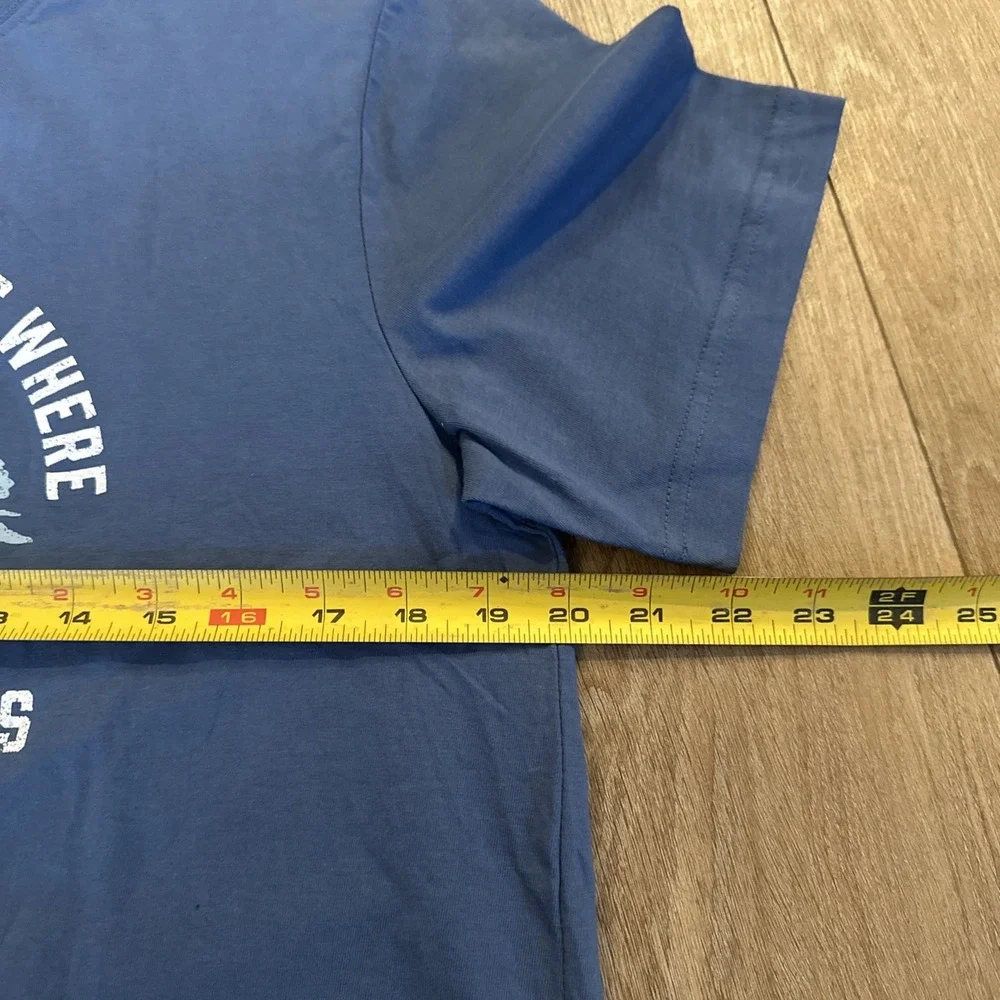 Life Is Good‎ Men's SS Tee Blue Jeep Off Road Adventure Medium NEW - Picture 8 of 9